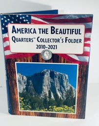 AMERICA THE BEAUTIFUL QUARTERS COLLECTOR'S FOLDER - 2010-2018 - ALL BU - 2019, 202O  & 2021 - NOT INCLUDED