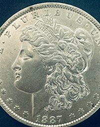 1887-O MORGAN SILVER DOLLAR COIN - XF