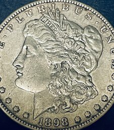 1898-O MORGAN SILVER DOLLAR COIN