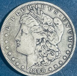1888-O MORGAN SILVER DOLLAR COIN