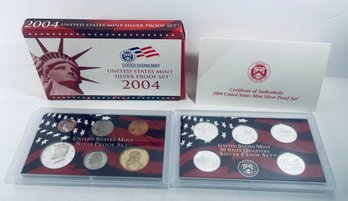 2004 UNITED STATES MINT SILVER PROOF SET