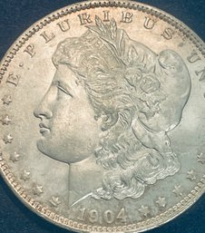 1904-O MORGAN SILVER DOLLAR COIN - UNCIRCULATED!