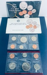 1989 UNITED STATES MINT UNCIRCULATED COIN SETS - DENVER & PHILADELPHIA MINTS - IN ORIGINAL OGP