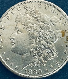 1880-S MORGAN SILVER DOLLAR COIN