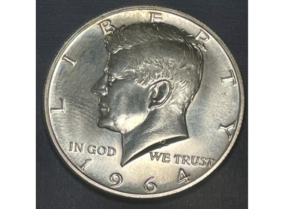 1964-S SILVER KENNEDY PROOF HALF DOLLAR COIN