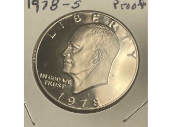 1978-S EISENHOWER PROOF DOLLAR COIN
