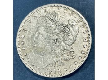1879-O MORGAN SILVER DOLLAR COIN - VF