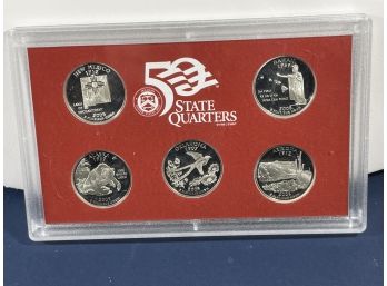 2008 UNITED STATES MINT 50 STATE QUARTERS SILVER PROOF COIN SET- NO BOX