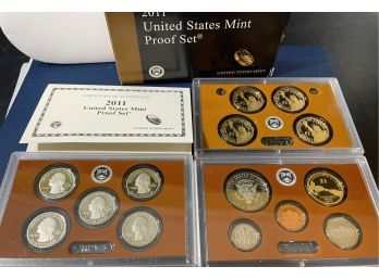 2011 UNITED STATES MINT PROOF COIN SET IN BOX!