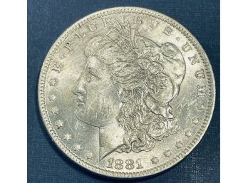 1881-O MORGAN SILVER DOLLAR COIN - XF