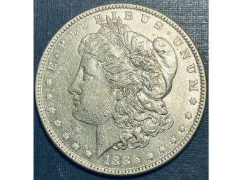 1886 MORGAN SILVER DOLLAR COIN - UNCIRCULATED!