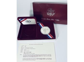 1983 -S UNITED STATES OLYMPIC SILVER PROOF DOLLAR IN ORIGINAL CASE & BOX!