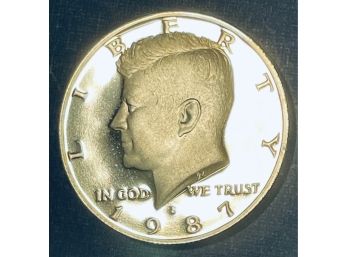 1987 KENNEDY HALF DOLLAR PROOF COIN