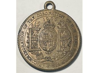 COMMEMORATIVE MEDAL OF THE CORONATION OF EDWARD Vii - GREAT FIND!!