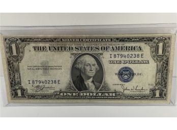 SERIES 1935 C $1 ONE DOLLAR SILVER CERTIFICATE NOTE - XF!