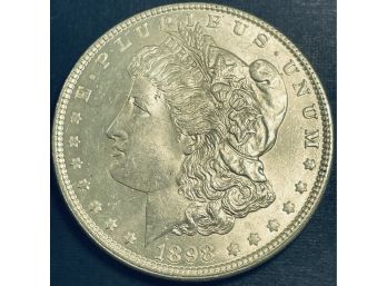 1898 MORGAN SILVER DOLLAR COIN - UNCIRCULATED!