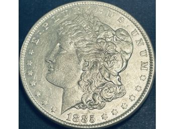 1885 MORGAN SILVER DOLLAR COIN - XF!