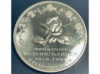 1997 BOTANIC GARDEN COMMEMORATIVE .900 SILVER DOLLAR COIN