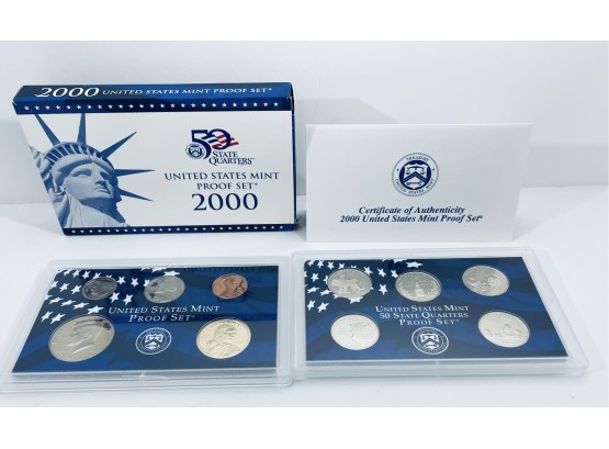 2000-S Proof Set U.S. Mint Original Government Packaging OGP - NON-SILVER