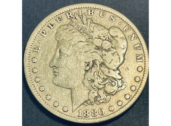 1889 MORGAN SILVER DOLLAR COIN - FINE