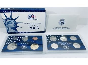 2003-S Proof Set U.S. Mint Original Government Packaging OGP - NON-SILVER