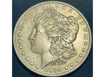 1884 MORGAN SILVER DOLLAR COIN - UNCIRCULATED