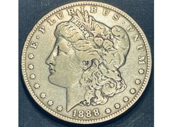 1888 MORGAN SILVER DOLLAR COIN