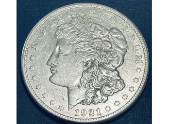 1921-S MORGAN SILVER DOLLAR COIN -XF!