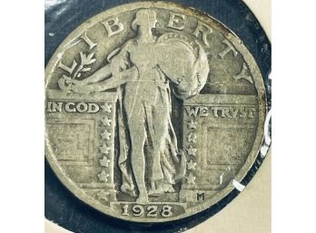 1928 STANDING LIBERTY QUARTER COIN