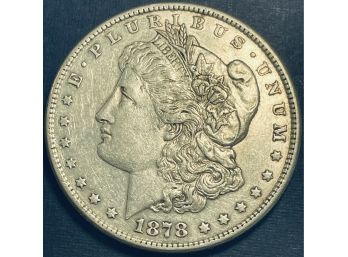 1878 MORGAN SILVER DOLLAR COIN - XF!