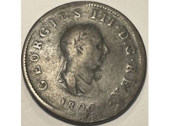 1807 HALF PENNY CENT COIN