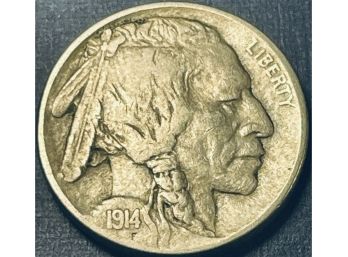 1914 BUFFALO NICKEL COIN - XF