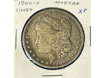 1900-O MORGAN SILVER DOLLAR COIN - SEMI-KEY DATE - XF