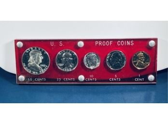 1963 UNITED STATE PROOF COIN SET - IN CAPITOL HOLDER