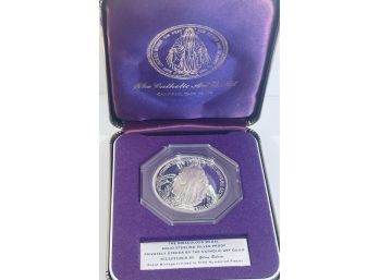 THE CATHOLIC ART GUILD - THE MIRACULOUS STERLING SILVER PROOF MEDAL IN BOX