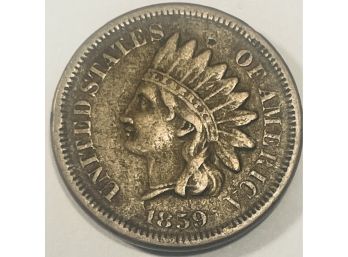 1859 INDIAN HEAD CENT PENNY COIN