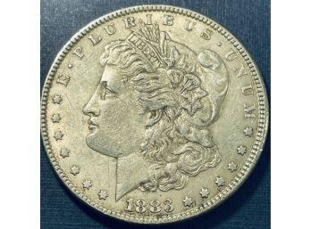 1883 MORGAN SILVER DOLLAR COIN