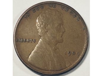 1909 VDB LINCOLN WHEAT CENT PENNY COIN