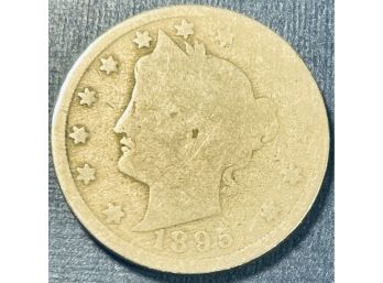 1895 LIBERTY HEAD NICKEL COIN