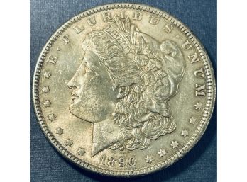 1890 MORGAN SILVER DOLLAR COIN