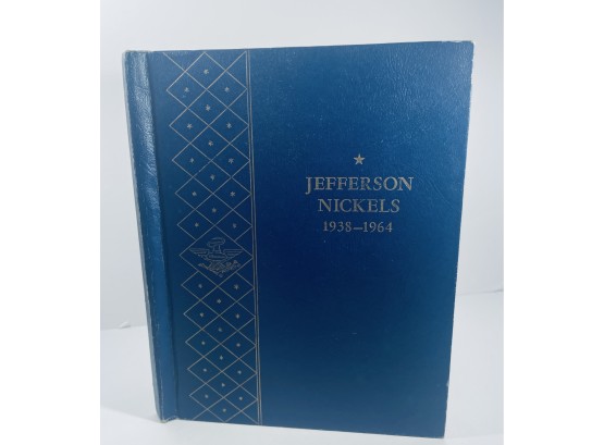 LOT (29) JEFFERSON NICKEL COINS -1939-1964- IN WHITMAN COIN FOLDER - INCLUDES (3) SILVER WAR NICKELS