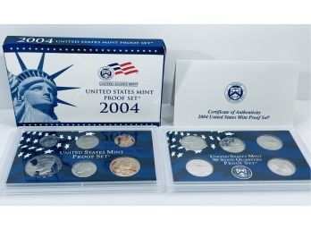 2004-S Proof Set U.S. Mint Original Government Packaging OGP - NON-SILVER