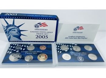 2005-S Proof Set U.S. Mint Original Government Packaging OGP - NON-SILVER