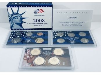 2008-S Proof Set U.S. Mint Original Government Packaging OGP - NON-SILVER