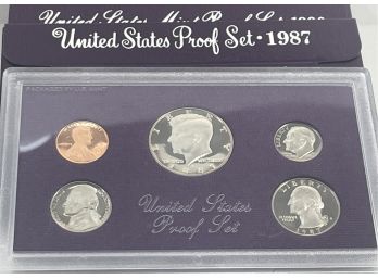 LOT (4) UNITED STATES PROOF SETS IN ORIGINAL BOXES- INCLUDES: 1987, 1988, 1990 & 1991