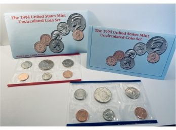1994 UNITED STATE MINT UNCIRCULATED COIN SET - BOTH PHILADELPHIA & DENVER MINTS - IN ORIGINAL OGP