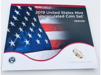 2019 United States D Mint Uncirculated Coin Set In Original Government Packaging