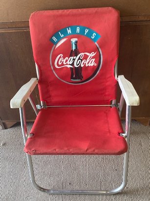 Vintage Coca-Cola Folding Chair