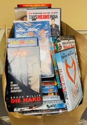 Large Bag Of DVDs And Some VHS Movies - Check Out These Titles.