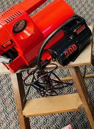 Household Functional Items: Mini Compressor, Tire Pump, Small Step Ladder